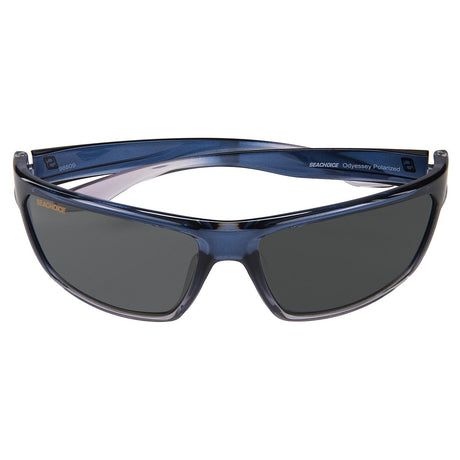 Seachoice 98809 "Odyssey" Polarized Sunglasses, Frame: Shiny Black Fade, Lens: Smoke