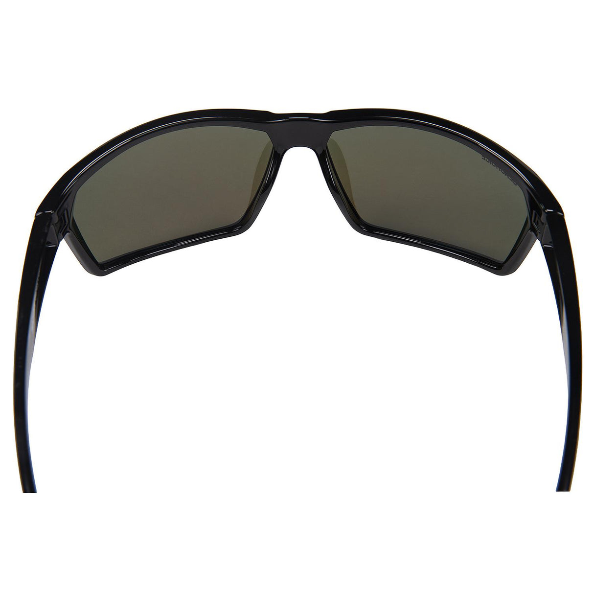 Seachoice 98810 "Sentry" Polarized Sunglasses, Frame: Shiny Black, Lens: Blue Mirror
