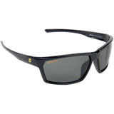 Seachoice 98812 "Sentry" Polarized Sunglasses, Frame: Shiny Black, Lens: Grey