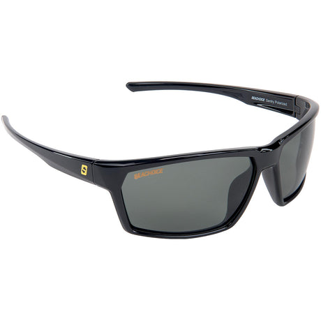 Seachoice 98812 "Sentry" Polarized Sunglasses, Frame: Shiny Black, Lens: Grey