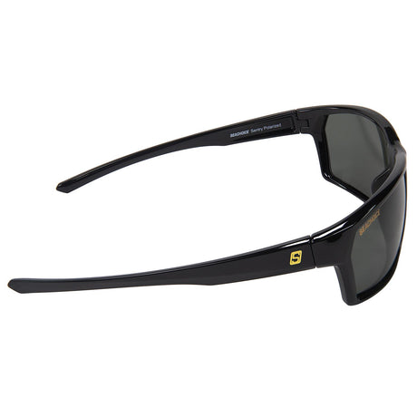 Seachoice 98812 "Sentry" Polarized Sunglasses, Frame: Shiny Black, Lens: Grey