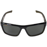 Seachoice 98814 "Navigator" Polarized Sunglasses, Frame: Shiny Black/Green Backspray, Lens: Grey