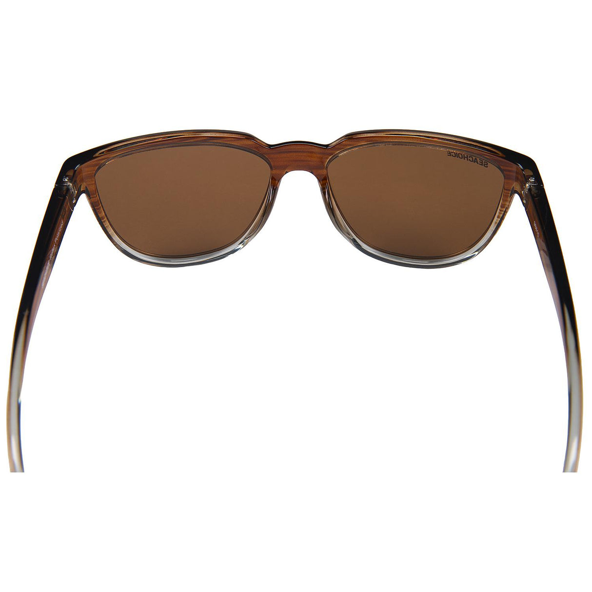 Seachoice 98815 "Reflex" Polarized Sunglasses, Frame: Shiny Woodgrain, Lens: Brown