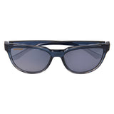 Seachoice 98816 "Reflex" Polarized Sunglasses, Frame: Shiny Blue Smoke, Lens: Silver Flash