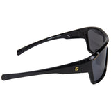 Seachoice 98819 "Nautilus" Polarized Sunglasses, Frame: Shiny Black, Lens: Full Silver Mirror