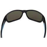 Seachoice 98820 "Neptune" Polarized Sunglasses, Frame: Shiny Black, Lens: Blue Mirror