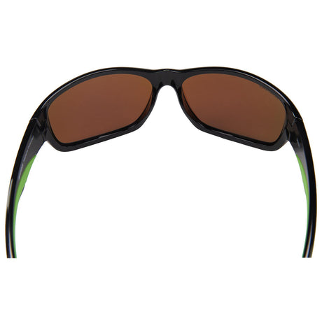 Seachoice 98823 "Neptune" Polarized Sunglasses, Frame: Shiny Black, Lens: Green Mirror