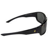 Seachoice 98824 "Neptune" Polarized Sunglasses, Frame: Shiny Black, Lens: Grey