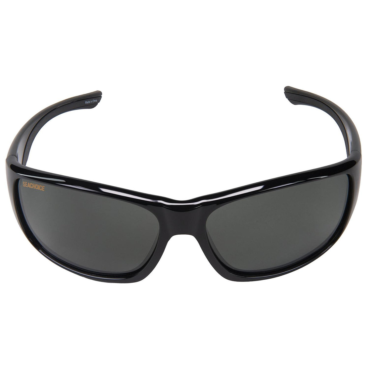 Seachoice 98824 "Neptune" Polarized Sunglasses, Frame: Shiny Black, Lens: Grey