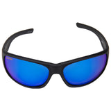 Seachoice 98825 "Lagoon" Polarized Sunglasses, Frame: Matte Black, Lens: Green Mirror