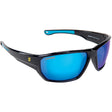 Seachoice 98826 "Rapids" Polarized Sunglasses, Frame: Shiny Black, Lens: Blue Mirror