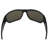 Seachoice 98826 "Rapids" Polarized Sunglasses, Frame: Shiny Black, Lens: Blue Mirror