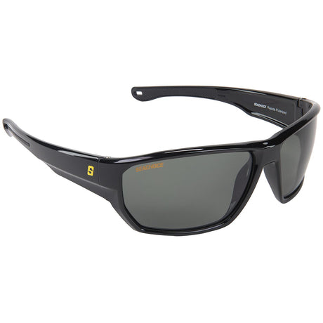 Seachoice 98828 "Rapids" Polarized Sunglasses, Frame: Shiny Black, Lens: Grey