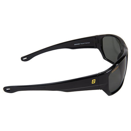 Seachoice 98828 "Rapids" Polarized Sunglasses, Frame: Shiny Black, Lens: Grey