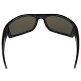 Seachoice 98831 "Cascades" Polarized Sunglasses, Frame: Shiny Black, Lens: Blue Mirror