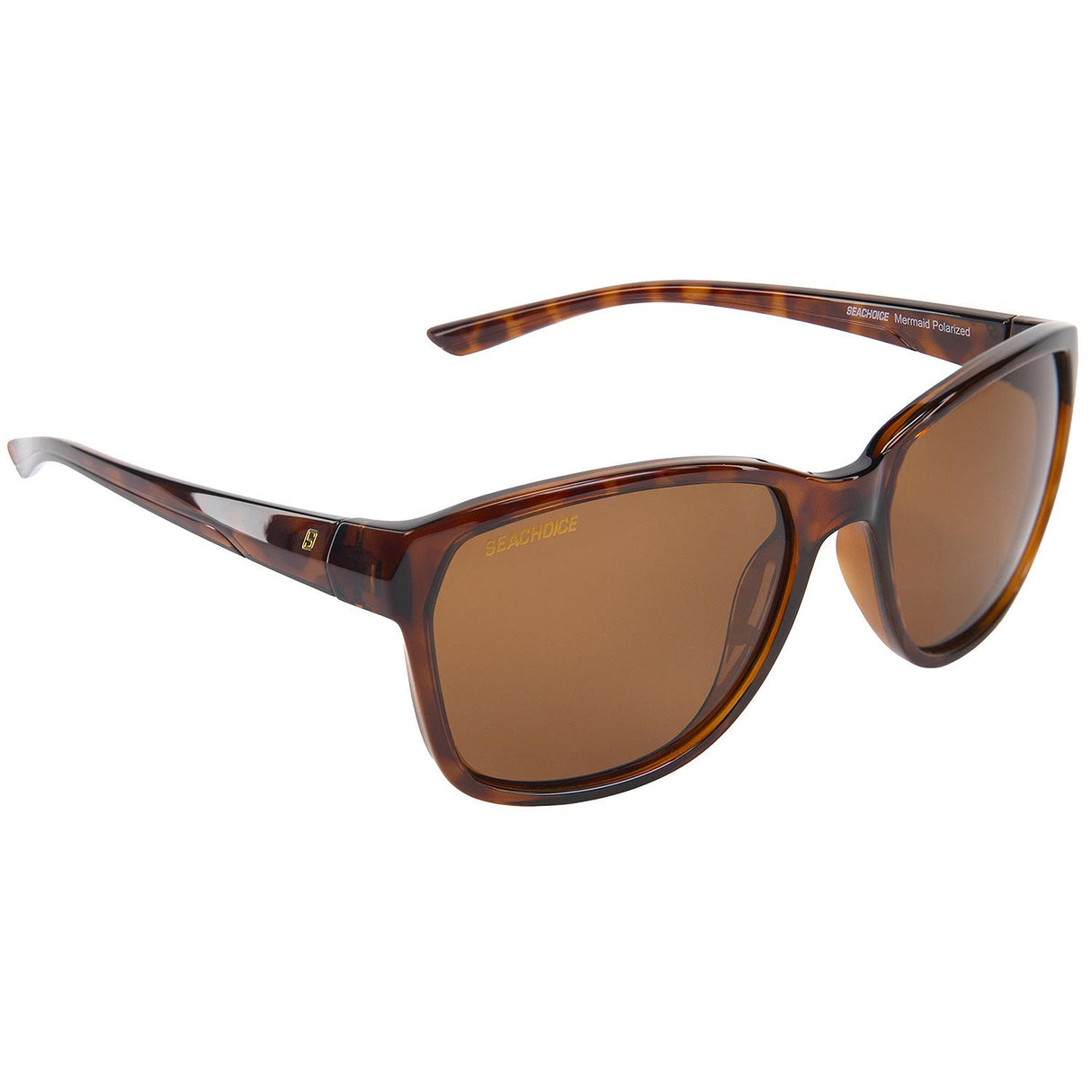 Seachoice 98835 "Mermaid" Polarized Ladies' Sunglasses, Frame: Shiny Tortoise, Lens: Amber