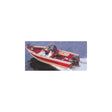 Carver 72318F10 Aluminum V-Hull Fishing With Walk-Thru Windshield - Wide Series, 18'6, Poly-Flex II Slate Gray