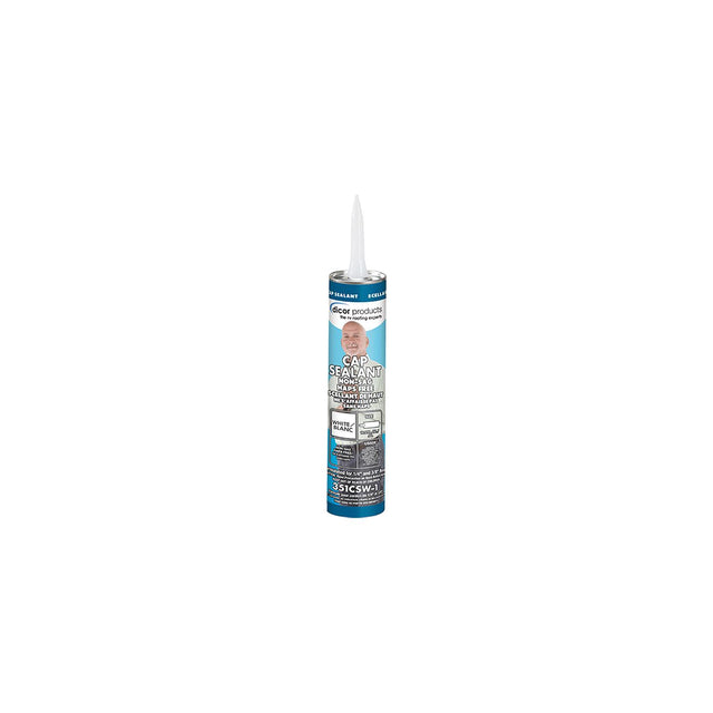 Dicor 351CSW1 Clear Cap Sealant, 10 oz., White