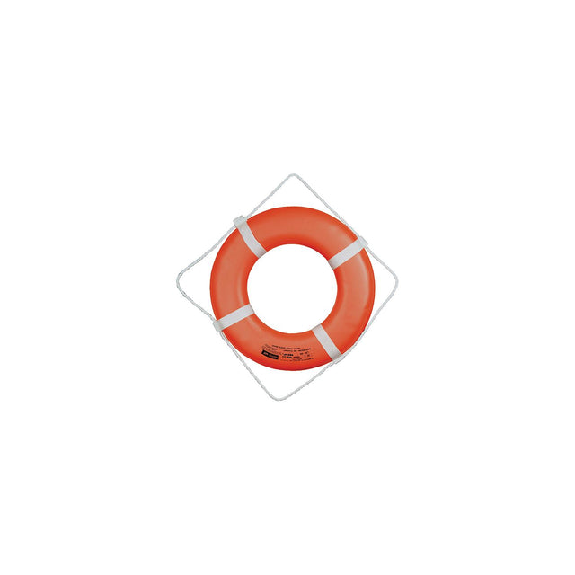 Jim-Buoy Closed Cell Foam U.S.C.G. Approved Life Ring With Webbing Straps