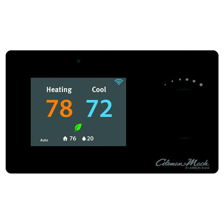 Coleman-Mach WiFi Accessible Digital Thermostat, Black