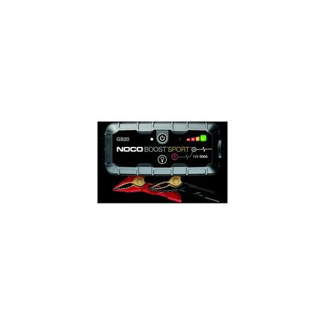 Genius GB20 Lithium Ion Jump Starter, 500 Amps