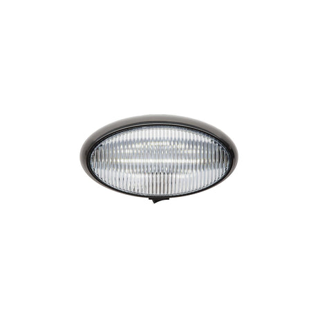 FulTyme RV 1173 LED Porch Light, Clear Light/ Black Housing w/Switch
