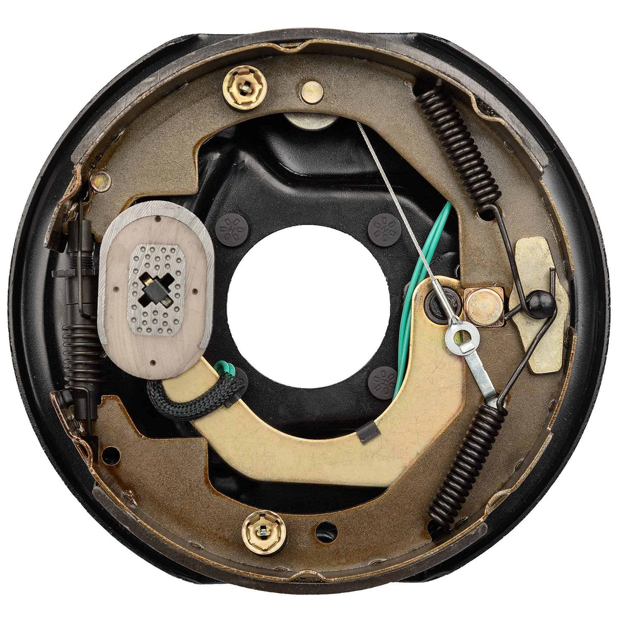 FulTyme RV 6046 Electric Self-Adjusting Brake Assembly, 12" x 2", Left/Road Side