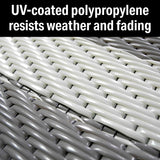 FulTyme RV 6067 Outdoor Patio Mat, Grey/Light Tan, 6' x 9'