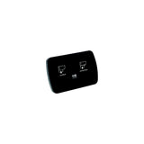 Jabsco 382453092 Quiet Flush E2 Marine Toilet, Compact Unit for Salt Water