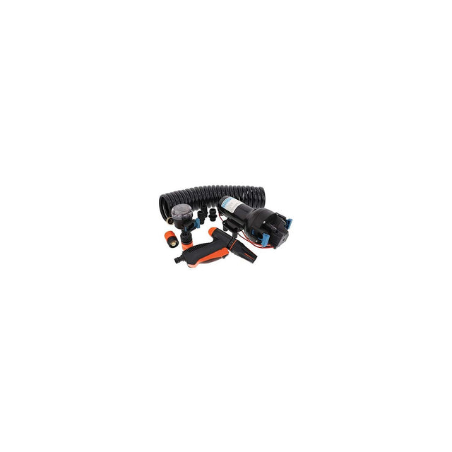 Jabsco P601J219N4A Hotshot™ Series Washdown Pump Kit w/Hose, 12V, 6GPM