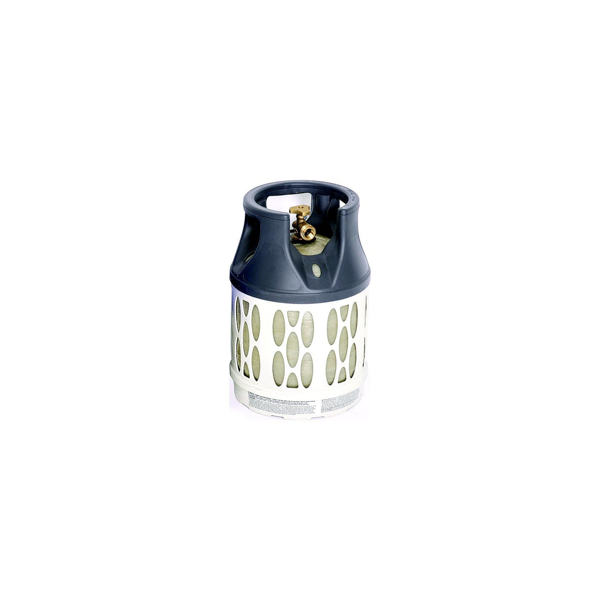 Trident 1420-0017 Marine/RV 17 lb Transparent Composite Propane Cylinder