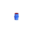 Blue Silicone "VHT" Double Hump Hose w/T-Bolt Clamps, 6"