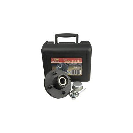 C.E. Smith 13109 Pre-Greased Replacement Hub Kit, 4 Stud, 1-1/16" Straight Shaft, 1350 lb.
