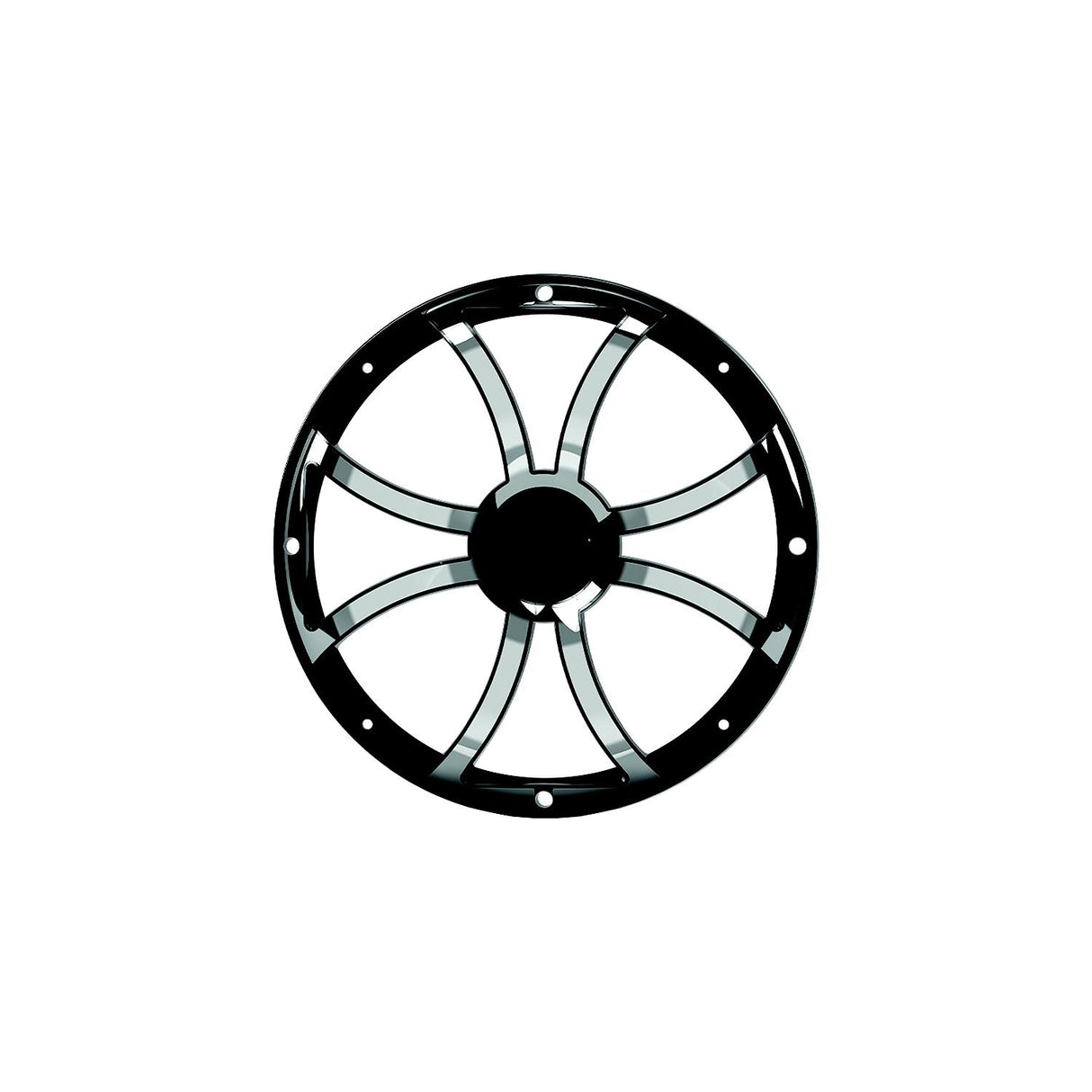 Wet Sounds REVO10XSBSSV3 Revo Series Grilles - XS-Black-Stainless Steel