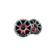 Wet Sounds REVO6XSSV3 Revo Series High-Output Coaxial Speakers - XS-Silver RGB Grilles, 6.5" diameter