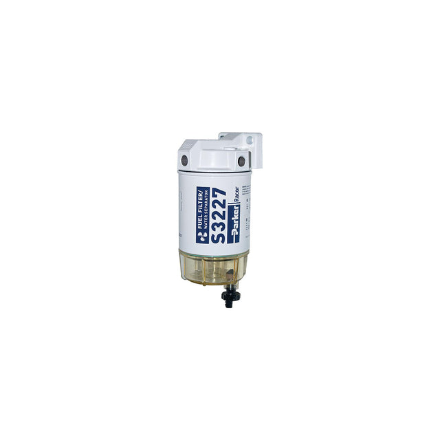 Racor 10 Micron Gas Spin-On Fuel/Water Seperator With Clear Bowl for Outboards