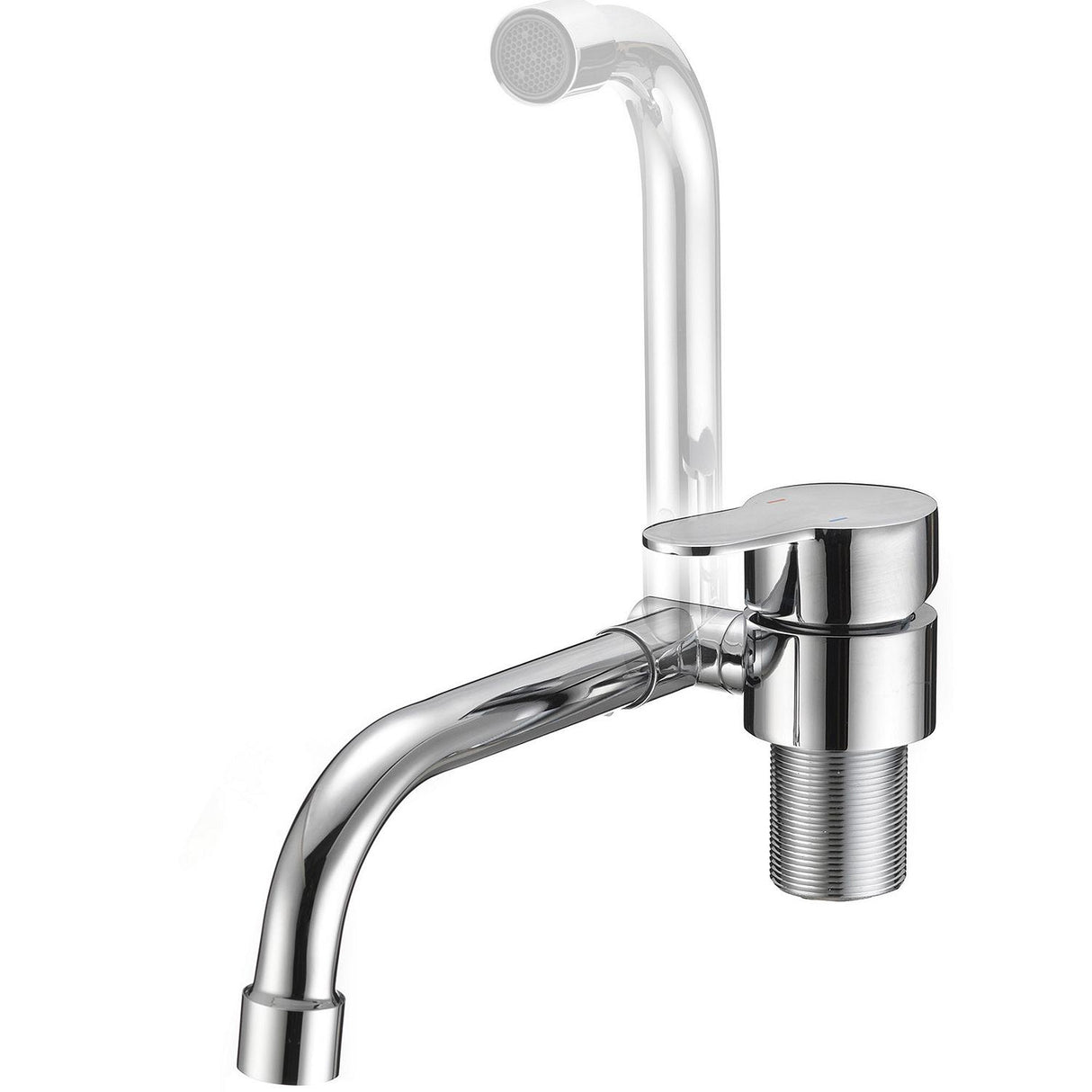 Dura Faucet (DFMK510HCP) Folding RV Kitchen Faucet, Chrome polished