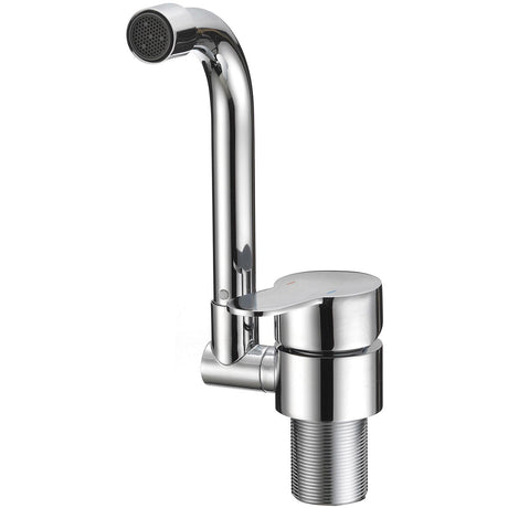 Dura Faucet (DFMK510HCP) Folding RV Kitchen Faucet, Chrome polished