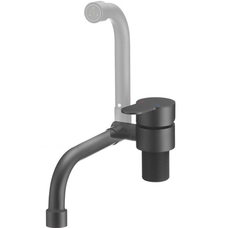 Dura Faucet (DFMK510HMB) Folding RV Kitchen Faucet, Matte Black