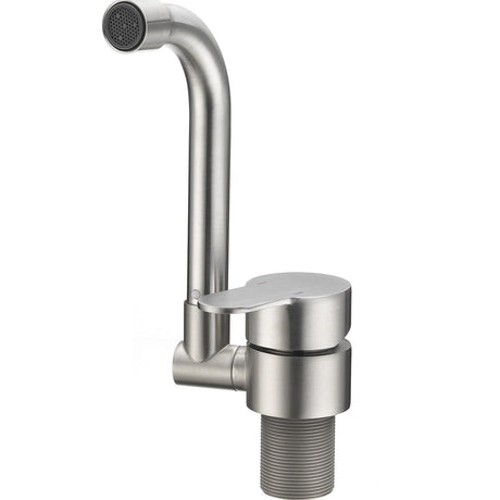 Dura Faucet (DFMK510HSN) Folding RV Kitchen Faucet, Satin Nickel