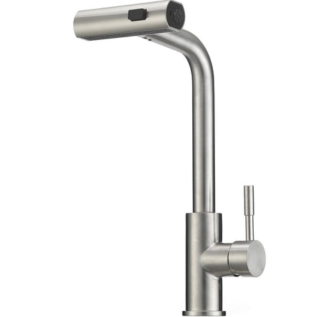 Dura Faucet DFMK511XSN Rainfall RV Kitchen Faucet, Satin Nickel