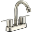 Dura Faucet DFPB155MSN, Modern High Arc RV Bar Faucet, Satin Nickel