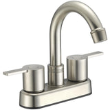 Dura Faucet DFPB155MSN, Modern High Arc RV Bar Faucet, Satin Nickel