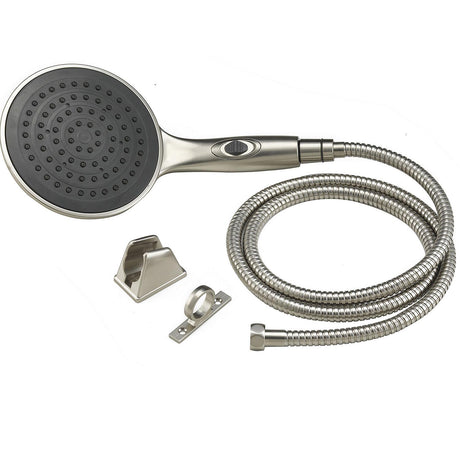 Dura Faucet DFSA434KMB Luxury 6” Rain Shower Wand and Hose Kit