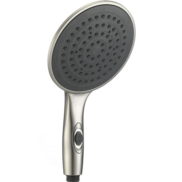 Dura Faucet DFSA434SN Luxury 6" Rain Shower Handheld Shower Head, Satin Nickel