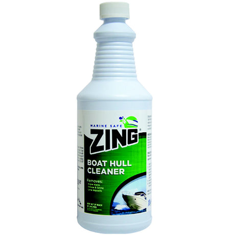 ZING, Z904Q12, Marine Safe Boat Hull Cleaner, Quart