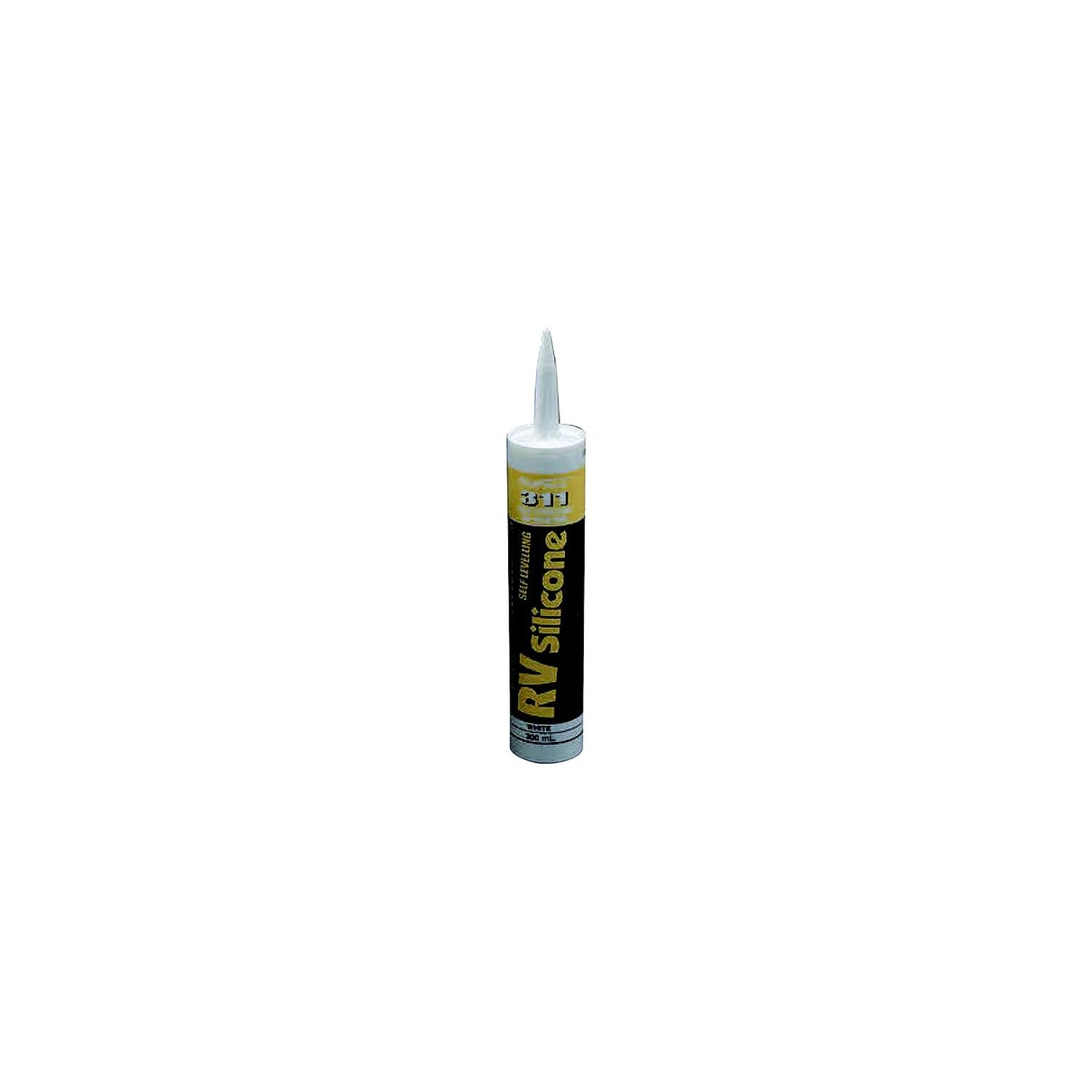 Heng's 95502 Nuflex® Rv Self-Leveling Silicone Sealant, White, 12/case