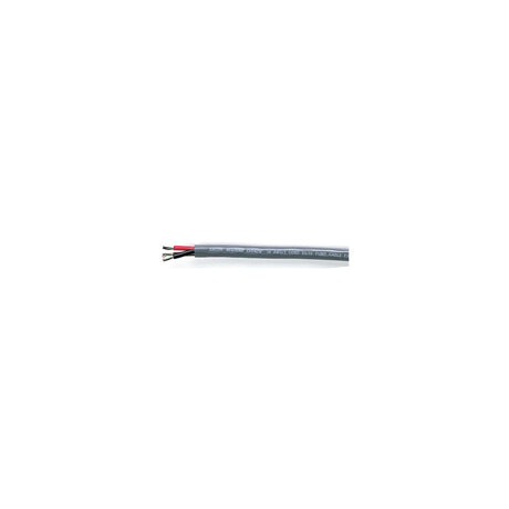 Ancor 156610 Marine Grade™ Tinned Copper Round Bilge Pump Cable, Black/Brown/Red Conductors, 16/3 AWG, 100', Grey