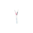 Ancor 122010 Marine Grade™ Tinned Copper White Flat Signal Cable, 20/2 AWG, 100', Black/Red