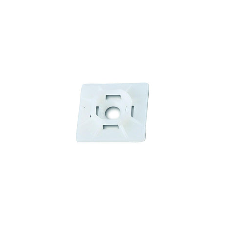 Ancor Cable Tie Adhesive Mounts, Natural, 25/pk